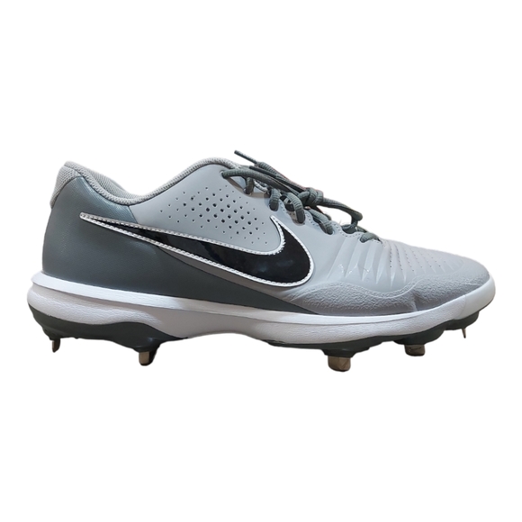 Nike Alpha Huarache 3 Varsity Low Mens Smoke Grey Baseball Cleats Size 13 - Picture 3 of 8